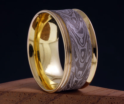 anello mokume gane