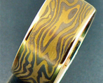 anello mokume gane tigre